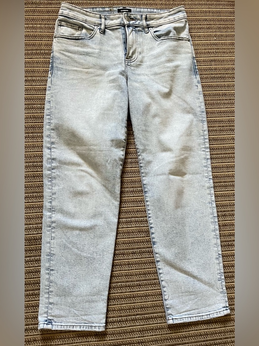 Express Light Blue Women’s  Straight Leg Jeans